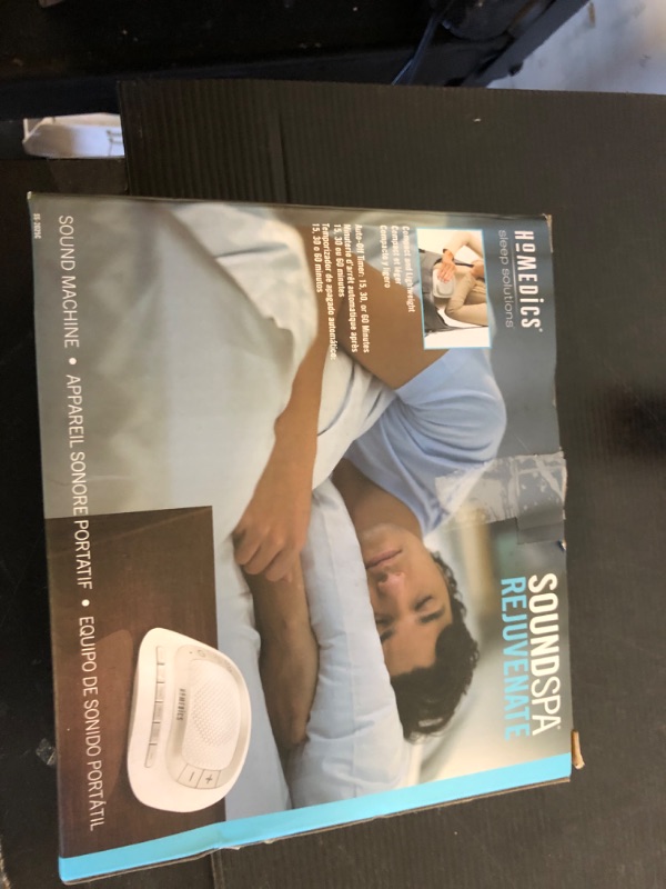 Photo 1 of Homedics Rejuvenate White Noise Sound Machine. Travel Sound Machine for Sleep and Relaxing. Great for Travel, Nursery’s and Babies. 6 Relaxing Nature Sounds, Auto-Off Timer