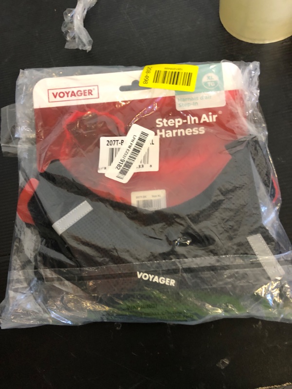 Photo 1 of Voyager Step-In Air Dog Harness by Best Pet Supplies - All Weather Mesh Step in Vest Harness for Small and Medium Dogs, Black, size XL - Chest: 20.5 - 23"