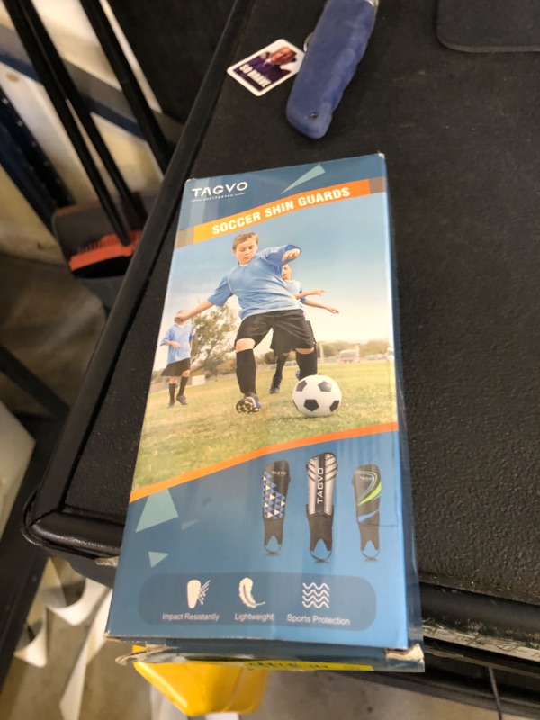 Photo 1 of TAGVO Soccer Shin Guards for Kids Youth - Protective Soccer Equipment for Boys Girls - Adults Men Women Soccer Shin Guards - Soccer Shin Pads for Kids 3-16 Years Old Girls Boys, High Impact Resistant
