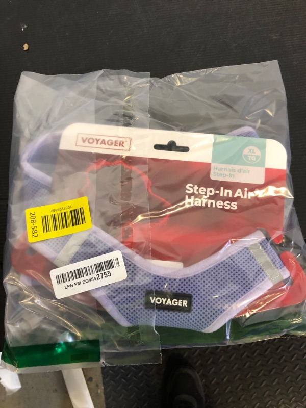 Photo 1 of Best Pet Supplies Voyager Step-in Air Harness - All Weather Mesh, Reflective, No Pull Harness for Dogs, Cats - Secure with Hook & Loop Fastener, Buckle, Double D-Rings - Lavender, XL