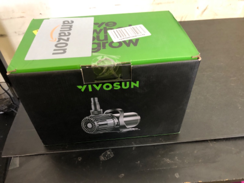 Photo 1 of VIVOSUN 4500 GPH Submersible Water Pump, 220W Pond Pump, Ultra Quiet Aquarium Pump with 19FT. Lift Height for Pond Waterfall, Fish Tank, Statuary, or Hydroponics