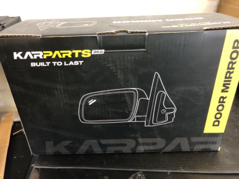 Photo 1 of For Dodge Ram 1500/2500/3500/4000 Door Mirror 1998 1999 2000 2001 2002 Passenger Side | Manual | Old Style | Replacement For CH1321179 | 55076478AC