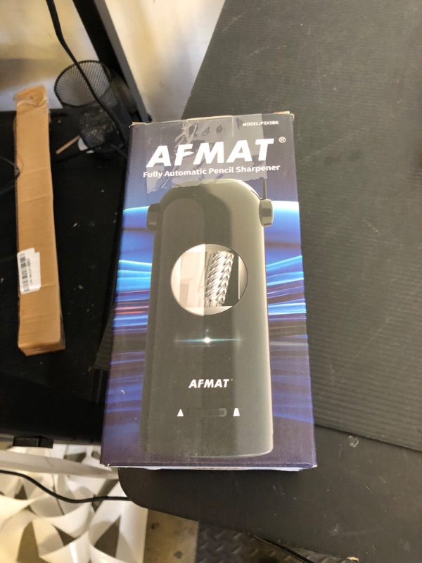 Photo 1 of AFMAT Electric Pencil Sharpener for Colored Pencils 7-11.5mm, Robot Pencil Sharpener, Fully Automatic Rechargeable Hands-Free Pencil Sharpeners for Large Pencils, Home, Classroom, Battery Operated