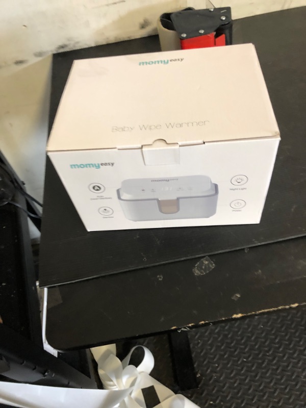 Photo 1 of MOMYEASY Baby Wipe Warmer, Large Capacity Wipes Dispenser with 3 Temperature Modes, Even Heating Diaper Wipe Warmer with Night Light, Wipes Warmer for Babies/Adults