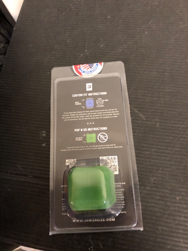 Photo 1 of Jawzrsize Pop 'N Go Jaw, Face, and Neck Exerciser - Define Your Jawline, Slim and Tone Your Face, Look Younger and Healthier - Helps Reduce Stress and Cravings - Facial Exerciser (Advanced Green)