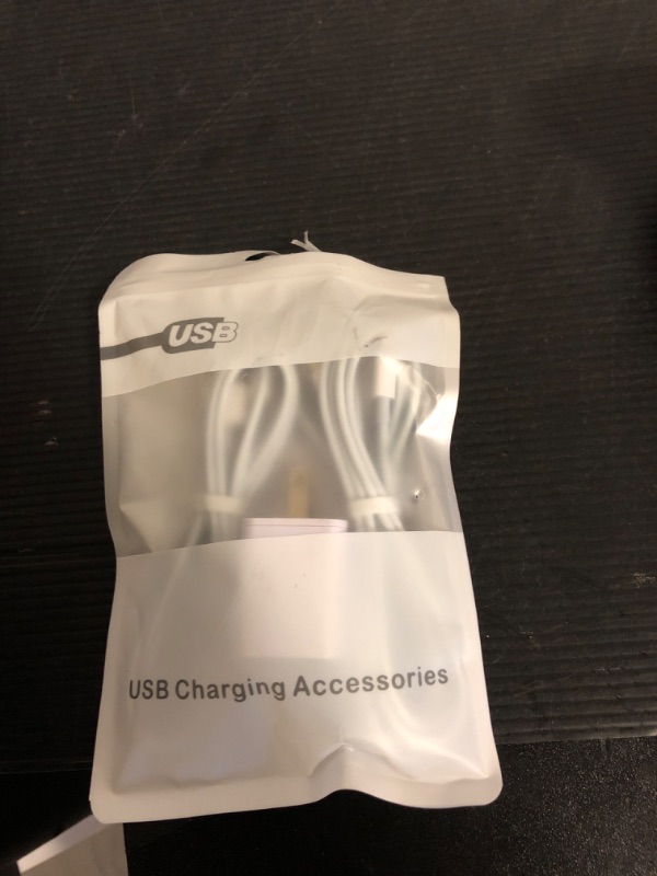 Photo 1 of Pantom Short Cables, 7-inch USB Cable Charger Compatible with iPhone 15 Max Pro/14/13/12/11/X/8/7/6/5/iPad iPod Airpods