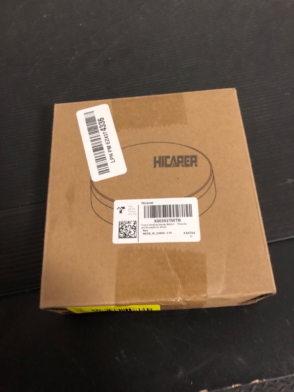 Photo 1 of Hicarer Rotating Display Stand 5.4" /6.6 Lbs Load Motorized Spinning Platform Rotating Base 360 Cup Turner Electric Turntable Stand for Photography Products and Shows(Mirror White)