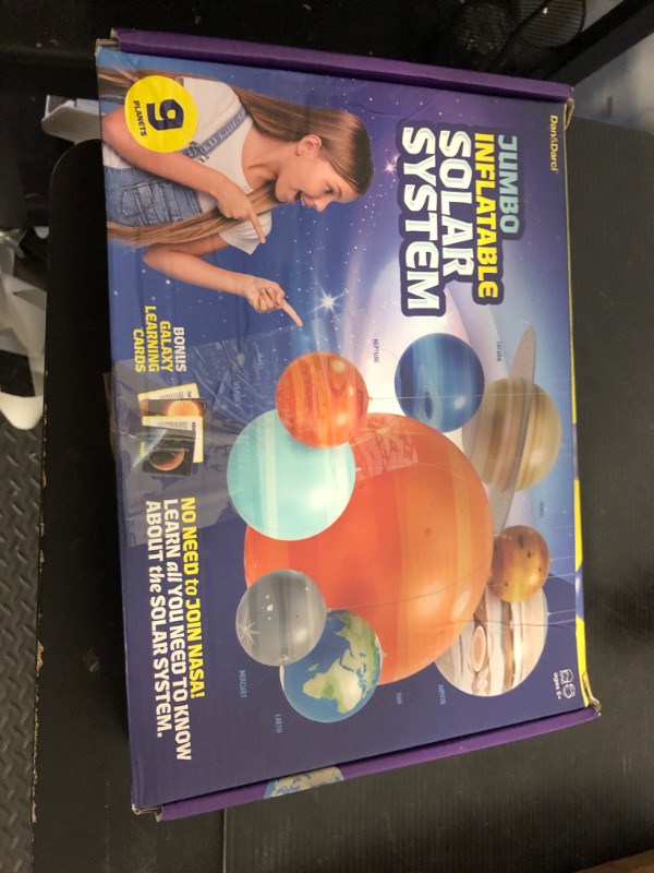 Photo 1 of Dan&Darci Inflatable Solar System Planets for Kids - Science Toys - Boys Room Decor Ceiling - Space Gifts - Outer Space Themed Party Decorations - Astronomy Gifts 5-7, 6-8, 8-12 Years Classroom