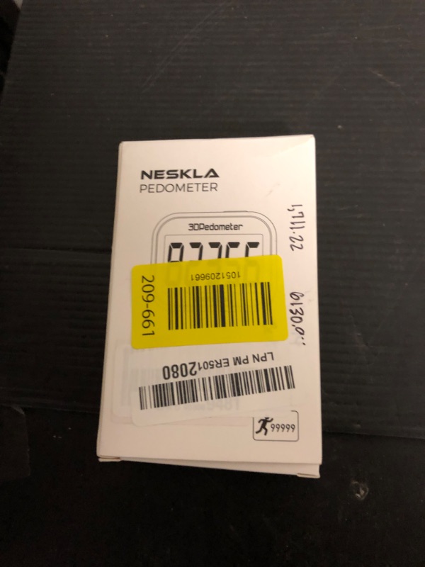 Photo 1 of NESKLA 3D Pedometer for Walking, Simple Step Counter with Large Digital Display, Step Tracker with Removable Clip Lanyard, Accurately Track Steps for Men Women Kids Adults Seniors