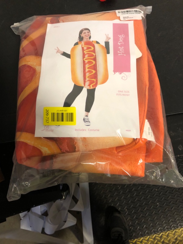 Photo 1 of Seasons Halloween Hot Dog Costume Cosplay for Adult, One Size