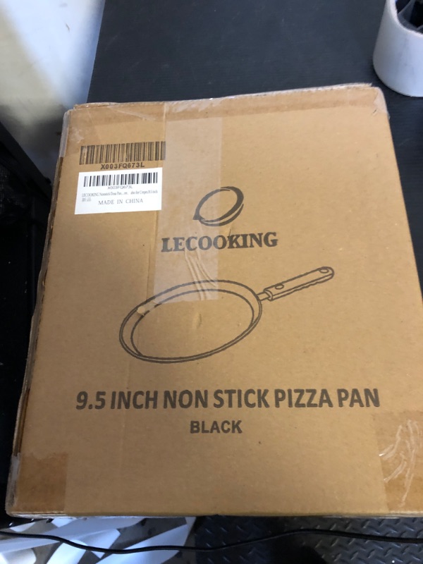 Photo 1 of LECOOKING Nonstick Dosa Pan, Crepe Pan,Comal Para Tortillas, Non-Stick Pancake Griddle Compatible with Induction? also for Crepes.9.5 inch