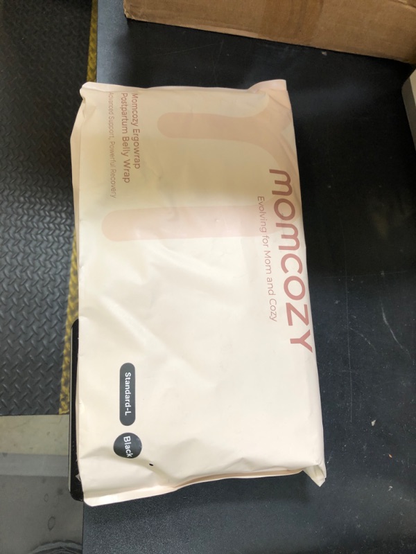 Photo 1 of Momcozy Ergowrap Postpartum Belly Band for Natural and C-Section Recovery, Abdominal Binder with 3D Abdomen Lifting & Ergonomic Back Support, Seamless Belly Wrap Shapewear for Post Surgery Recovery