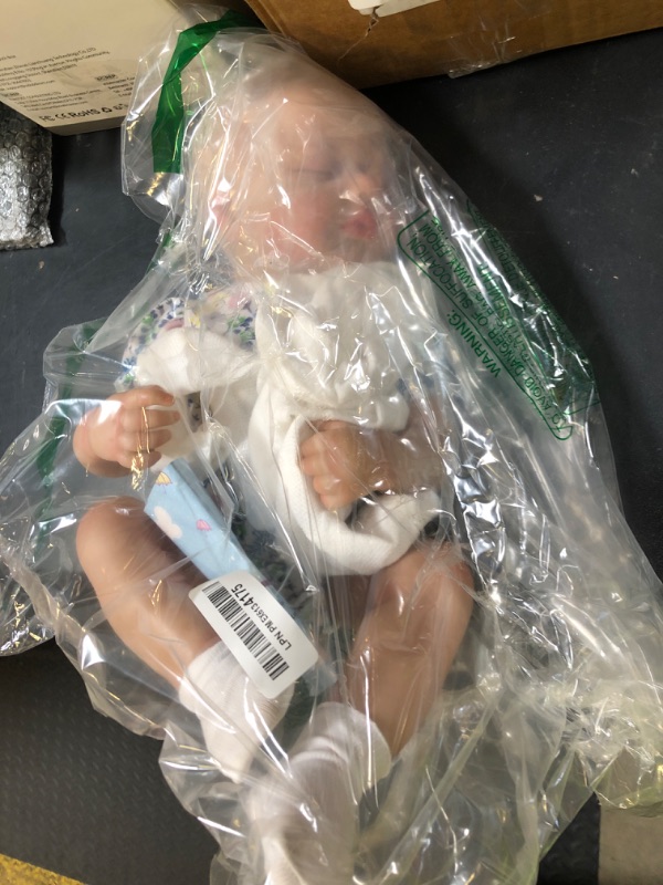 Photo 1 of SCOM Lifelike Reborn Baby Dolls Loulou - 20 inch Cute Realistic Baby Girl, Soft Full Vinyl Body Newborn, Washable & Poseable, with Accessories for Boy Girl Ages 3+ Yrs, Birthday/Christmas