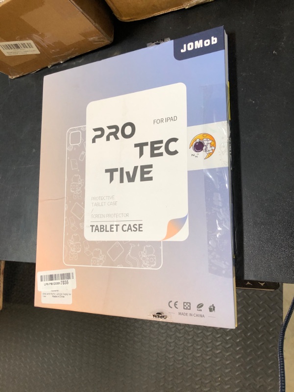 Photo 1 of J0Mob Case for iPad Pro 13-Inch M4 (7th Generation 2024), Crystal Clear Soft TPU Shockproof Protective Cover, Ultra Thin & Lightweight Flexible Case [Support Pencil Pro & 2nd Gen Charging], Clear