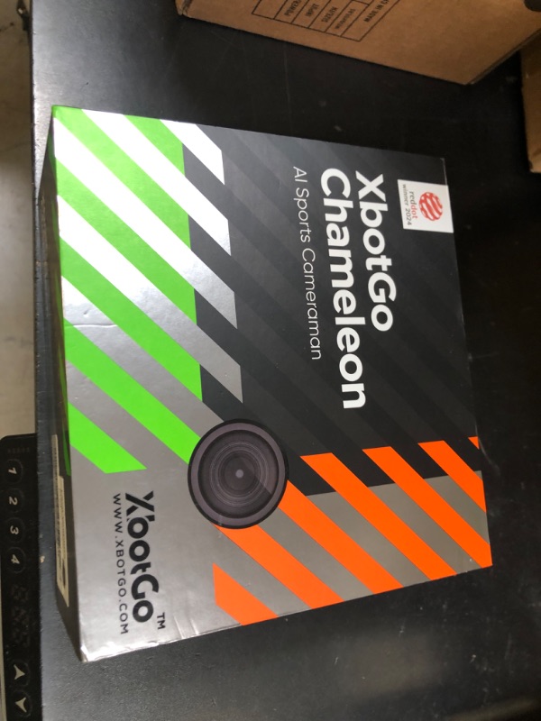 Photo 1 of XbotGo Chameleon AI Auto Sports Action Camera - 4K 60FPS Soccer Camera and Basketball Tracking Camera for Team Sports, Live Streaming, No Subscription, Works with iOS & Android (Lava Graphite)