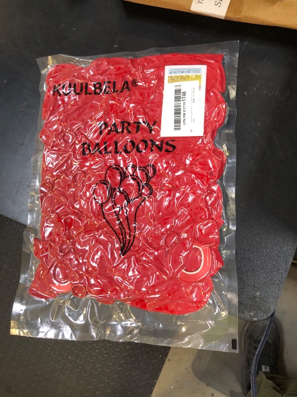 Photo 1 of Red Balloon 110pcs, Red Latex Balloons12 inch for Birthday Valentine's Day Wedding(with 2 Ribbons).