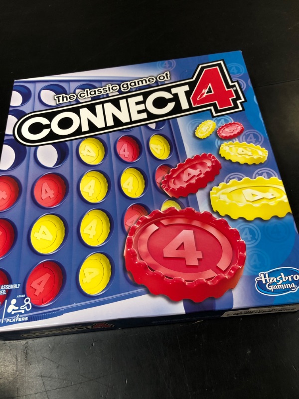 Photo 1 of Hasbro Gaming Connect 4 Classic Grid,4 in a Row Game,Strategy Board Games for Kids,2 Player .for Family and Kids,Ages 6 and Up