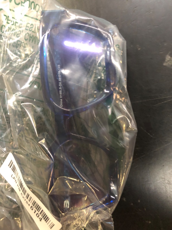 Photo 1 of VISOONE Blue Light Blocking Glasses with TR90 Rectangle Frame and Chic Preppy Look for Women Men RIVER