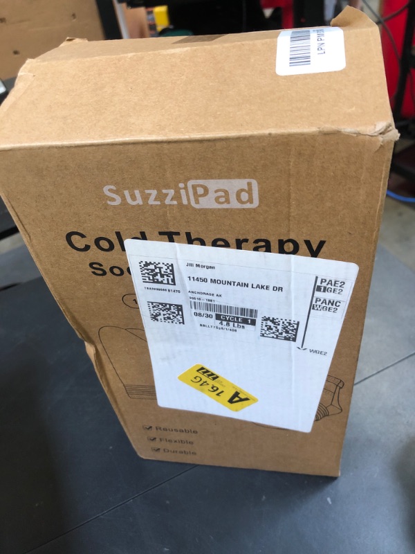Photo 1 of SuzziPad Cold Socks & Hand Ice Pack, Cooling Gloves for Chemotherapy, Chemo Care Package for Women and Men, S/M, Purple