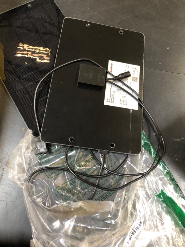 Photo 1 of Soshine Mini Solar Panel - USB Solar Panel Charger 5v 6w with High Performance Monocrystalline USB A Connector for Camera,Water Pump,Small Fan,Bicycle,Power Bank,Camping Lanterns