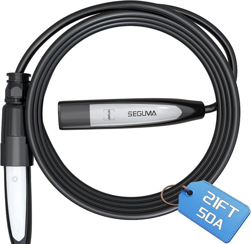 Photo 1 of EV Charger Extension Cable for Tesla Charger, 50Amp 21ft Max 240V 12kW with NACS Plug, EV Extension Cord for Level 1/2 Tesla Mobile Charger/Wall Connector, Extension Cord for ModelY/X/3/S/Cyber-truck
