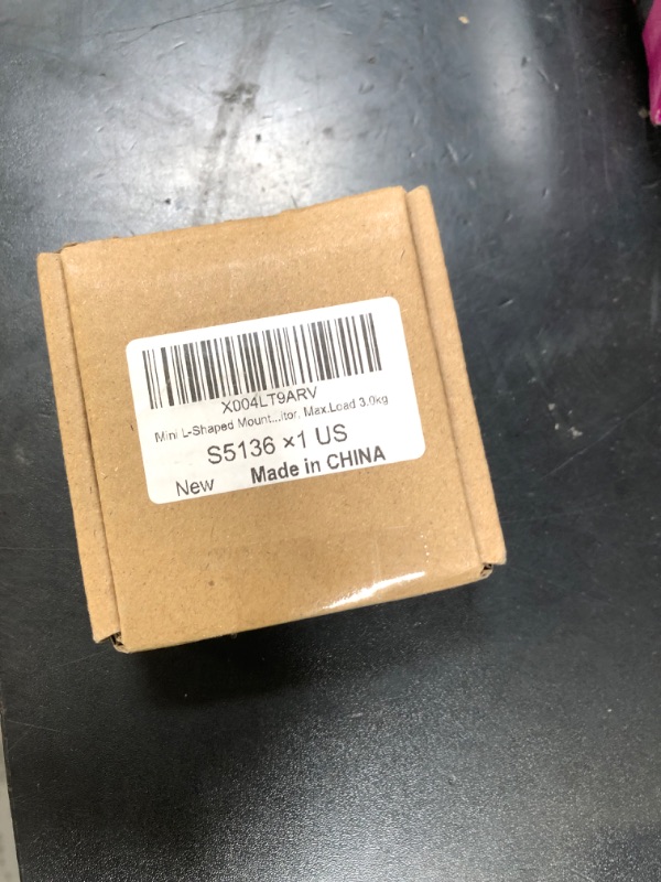 Photo 1 of 1 Pcs Mini L-Shaped Mount Plate, Right-Angle Plate Mounting Bracket with ARRI, 90° Angle Video Rig Adapter for Wireless Video Transmitter, V-Mount Battery, Monitor, Max.Load 3.0kg