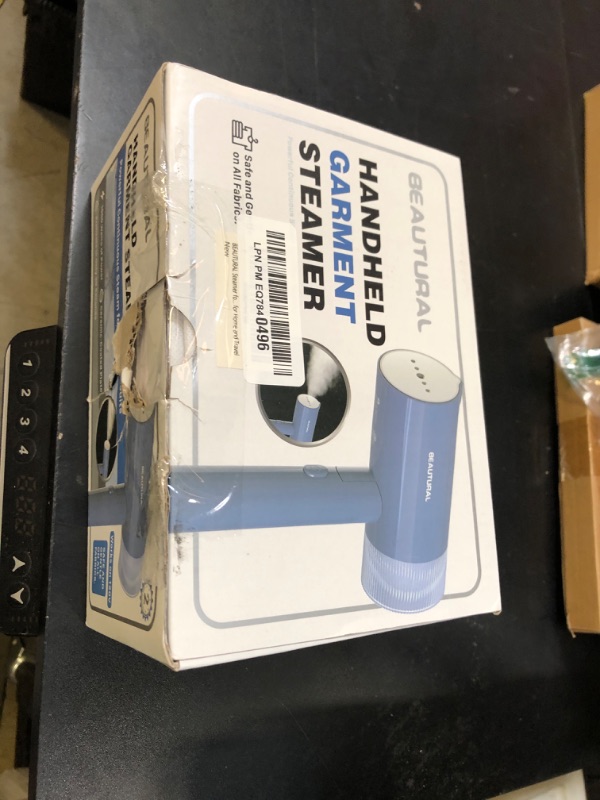 Photo 1 of BEAUTURAL Steamer for Clothes, Foldable Handheld Clothing Wrinkles Remover for Garments, 30-Second Fast Heat-up, Portable Fabric Steamer for 120V Countries, Not for Use in 220V Such as Europe