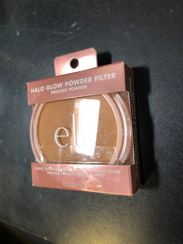 Photo 1 of e.l.f. Halo Glow Powder Filter, Ultra-fine Finishing Powder, Smooths The Look of Pores & Fine Lines, Creates A Soft-Focus Glow, Vegan & Cruelty-Free, Medium Warm