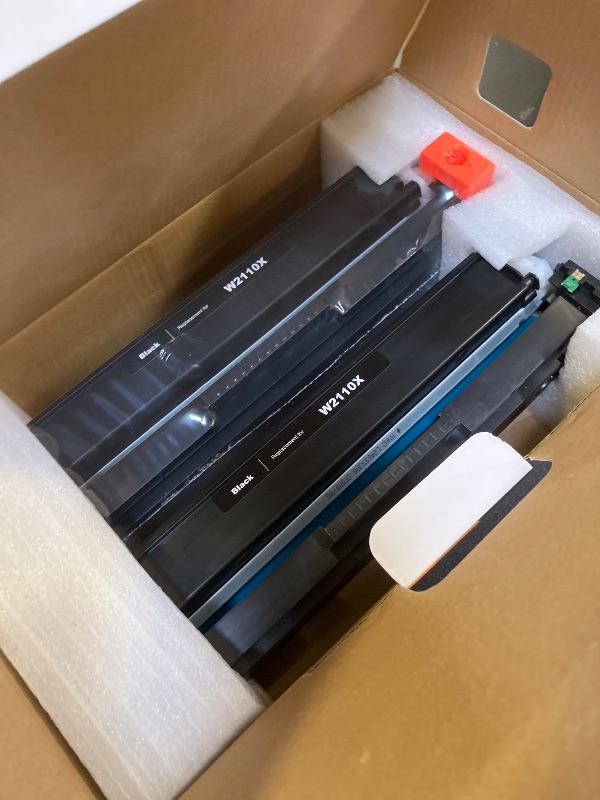 Photo 1 of MYTONER 206X Black High Yield Toner Cartridge (with Chip) Compatible Replacement for HP 206X 206A W2110X W2110A for Color Pro MFP M283fdw M283cdw Pro M255dw M255nw M283 M255 M282 Printer (2 Pack)