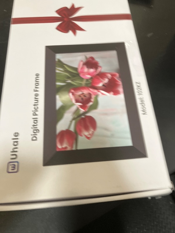 Photo 1 of Uhale Digital Picture Frame 32GB Storage 10.1 Inch WiFi Electronic Photo Frames SD Card Slot IPS Touch Screen HD Display Auto Rotate Slideshow Share Videos Photos Instantly Send Wishes Remotely