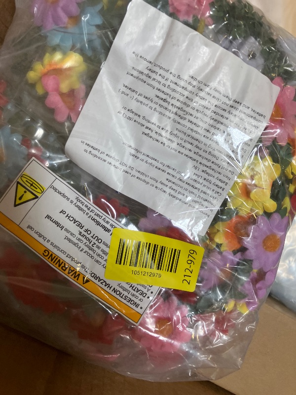 Photo 1 of Syhood 40 Pcs LED Flower Headband, Light up Flower Crown Garland Headdress Floral Headpiece for Women Hair Accessories Bridal Shower Holiday Birthday Wedding Party(Sunflower Style)