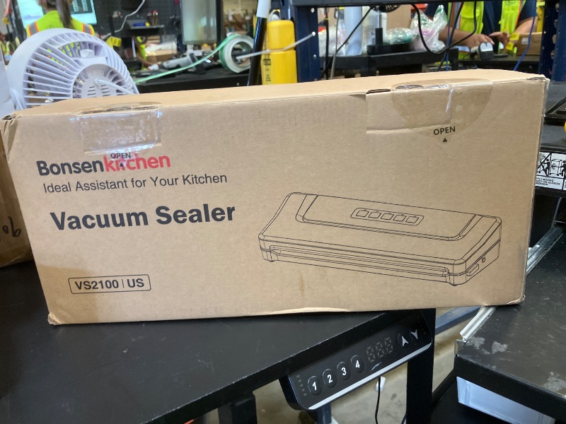 Photo 1 of Bonsenkitchen Vacuum Sealer Machine with 40 Bags | Compact Food Sealer for Kitchen Storage & Meal Prep | Multiple Modes?? | External Vacuum System, Silver??