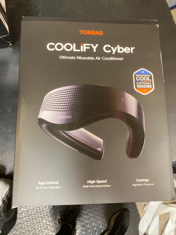 Photo 1 of TORRAS COOLiFY Cyber?2025 Flagship AI Neck Air Conditioner, Ultimate Immersive Cooling Portable Neck Fan?No.1 Coolest & Max Cooling Area?Neck Cooler Neck Fans that Blow Cold Air Rechargeable for Gifts