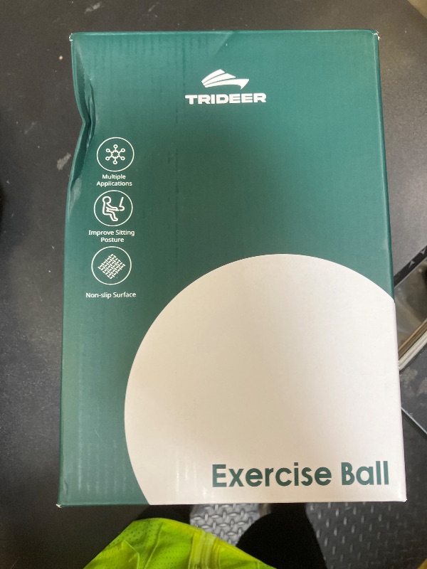 Photo 1 of Trideer Yoga Ball for Pregnancy Office Ball Chair– Exercise Ball for Birthing, Labor, Stretching & Core Workout – Anti-Burst, Slip-Resistant for Home Gym, Flexible Seating & Physical Therapy