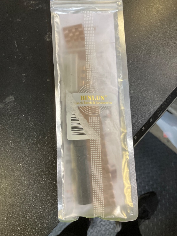 Photo 1 of BINLUN Stainless Steel Watch Band Replacement Metal Watch Straps for Men and Women 18mm/19mm/20mm/21mm/22mm/24mm with Curved and Straight End in Silver, Gold, Black, Rose Gold, Two Toned
