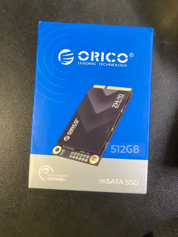 Photo 1 of ORICO 512GB mSATA SSD, SATA III 6Gbps 3D NAND Internal Solid State Drive for Laptops Ultrabooks Desktop-ZH10