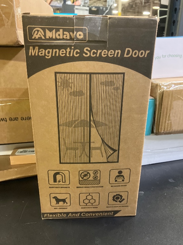 Photo 1 of Magnetic Screen Door,Self Sealing Magnets, Easy Install Screen Doors with Magnets,Pet & Kid Friendly- Fits Doors up to36 x 78 Inches