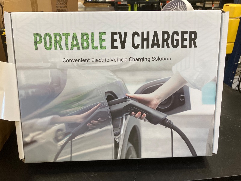 Photo 1 of Morec 15A EV Charger Level 1 NEMA5-15P ev Charging Cable 100V-120V Portable EVSE SAE J1772 Plug Home Electric Vehicle Charging Station Compatible with All EV Cars 6m (20 feet)