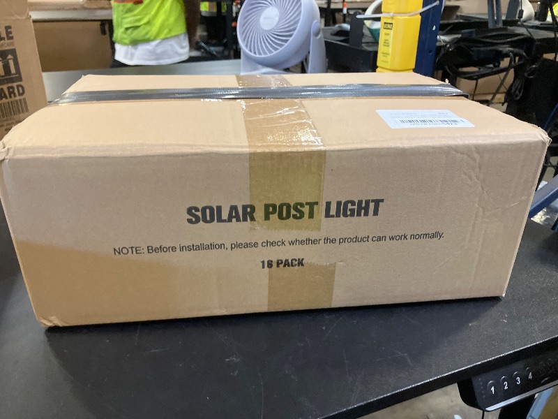 Photo 1 of VOLISUN Solar Post Cap Light Outdoor 16pack,Solar Deck Fence - Post Lights Waterproof for 4x4 Wooden/4x4 Vinyl, with Warm White/Cool White for Garden/Patio/Porch