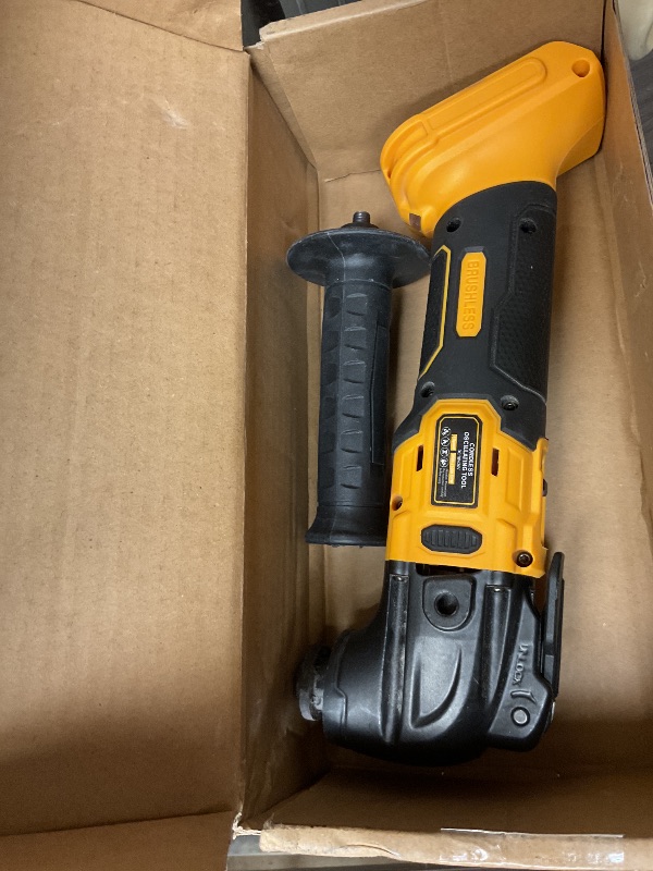 Photo 1 of NATBEESY Oscillating Multi Tool Compatible with De-walt 20V Max Battery: Cordless Oscillating Tool - 6 Speed 21000 OPM | Brushless Motor | Woodcutting Blades and Sanding Pad with Sheets | Tool Only