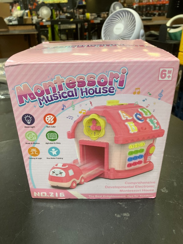 Photo 1 of Fidecexv Montessori Toys for 1 Year Old Girl Gifts, 12-in-1 Musical House Toddler Learning Toys for 1-2, 1st First Birthday Gifts for Girls and Boys Baby 6-12 12-18 6-24 Months