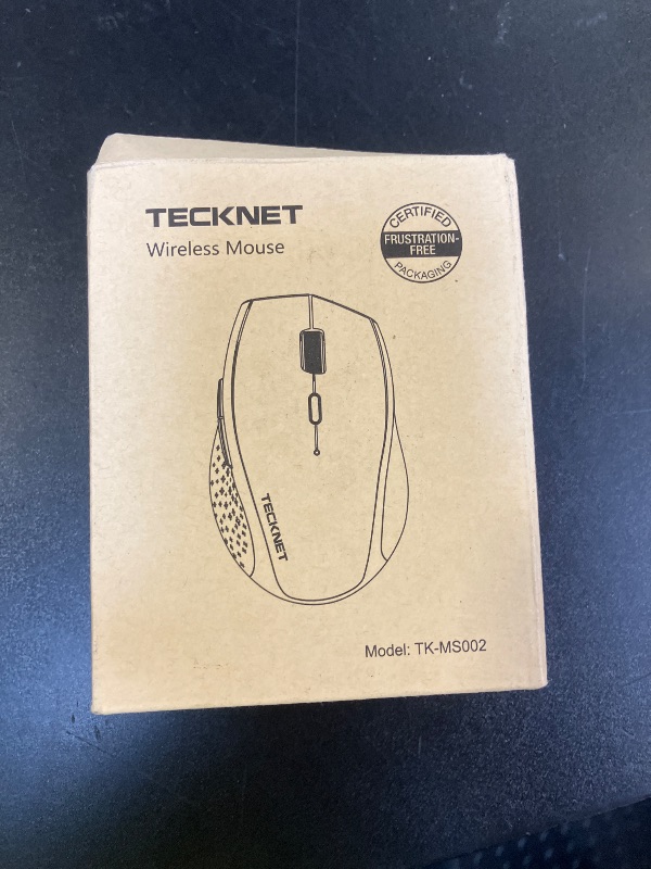 Photo 1 of TECKNET Wireless Mouse Rechargeable,Mouse for Laptop Computer,2.4G USB Computer Mice Wireless,6 Button 6400 DPI Ergonomic Silent Mice,Portable Cordless Travel Mice-Wide Compatibility