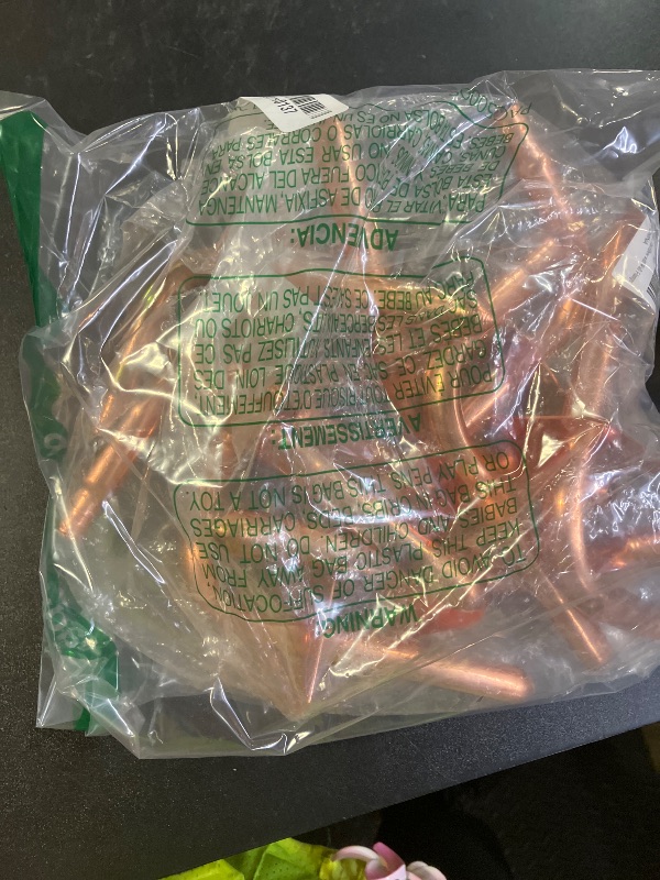 Photo 1 of Pack of 10 Copper Stub Out Elbows with Wall Flange Stub Out 1/2’’-6inch Lengh- Easy to Install, Lead-Free-PEX-B,C Stub Out Accessories,Barb Crimp PEX-B Copper Stub Out Elbow with Wall Flange.