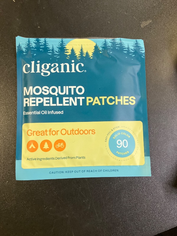 Photo 1 of Cliganic Mosquito Repellent Stickers (90 Pack) - Patches for Kids & Adults, Natural DEET-Free, Citronella Essential Oil Infused