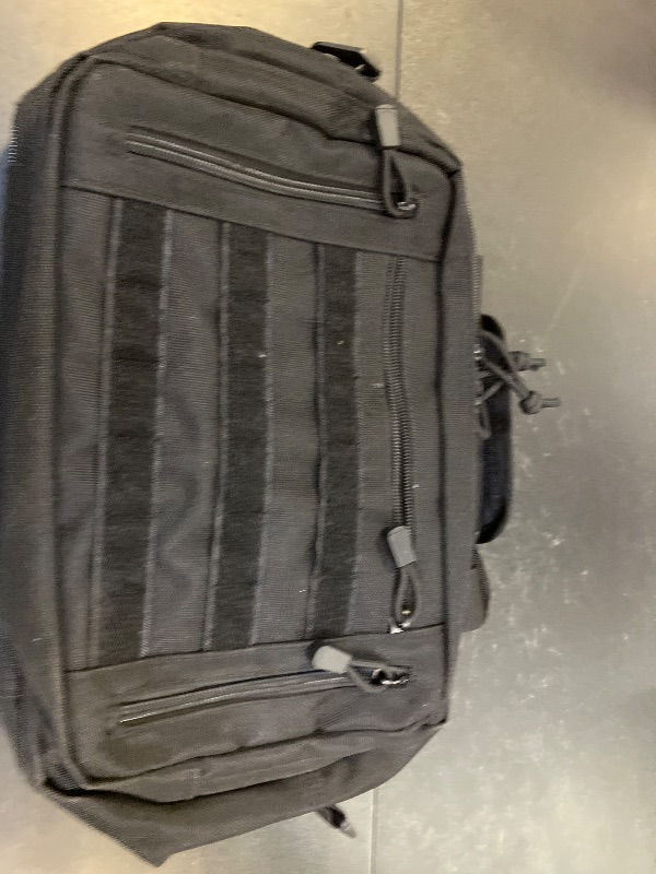Photo 1 of Ithwiu  Range Bags For 2 Pistols 6 Magazines, Pistol Case Carrying Shooting Bag with Lockable Zipper for Shooting Range Outdoor Hunting, Black