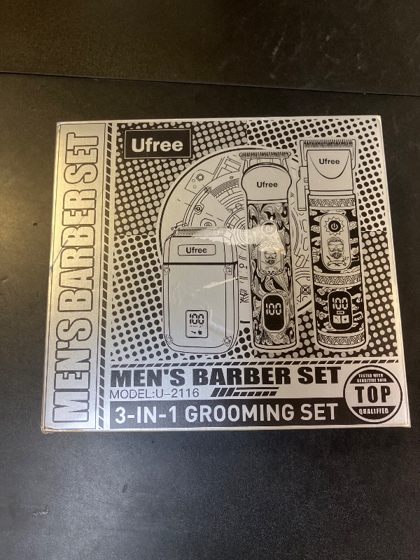 Photo 1 of Ufree Beard Trimmer, Hair Clippers Mens Shaver Electric Razor, Hair Trimmer for Men Cordless Barber Clippers and Trimmers Set, Hair Cutting Kit for Men Grooming Gifts