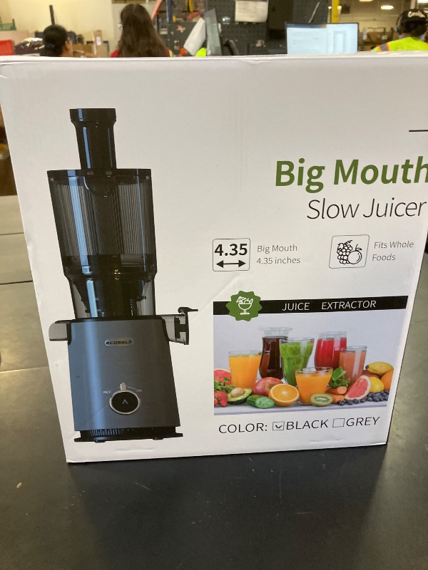 Photo 1 of Juicer Machines, ECOSELF 4.35" Large Feed Chute for Family Needs, Professional Cold Press Juicer For Whole Fruits & Vegetables, Self Feeding Effortless for Batch Juicing, Easy to Clean