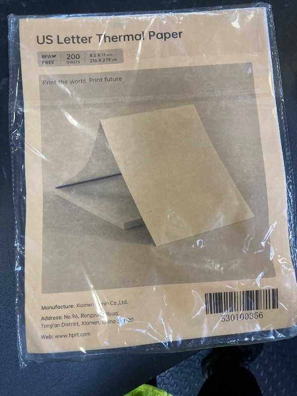 Photo 1 of PRT M08F MT610 Thermal Paper 8.5 X 11 200 Sheets Compatible With Jaden,G1oyang, iDPRT HPRT PRT MT610 Pro, for M08F-Letter, M832, M834, A285M, Paper Fit for Most Letter Thermal Portable Printer