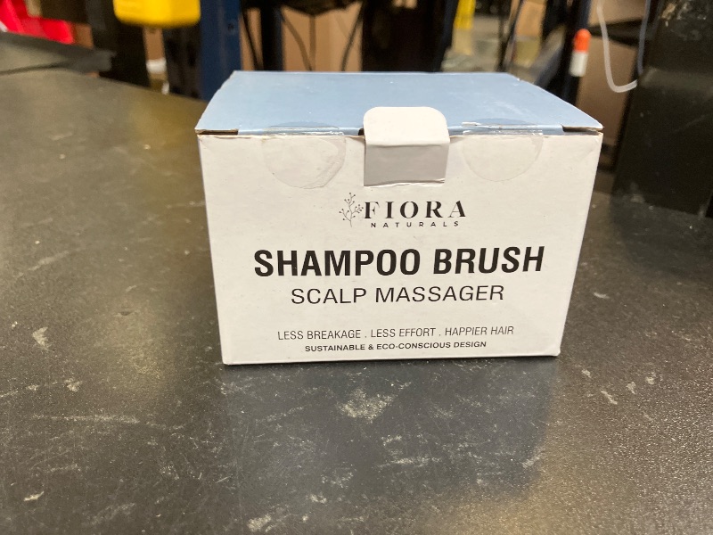 Photo 1 of Fiora Naturals Scalp Massager Shampoo Brush - Silicon Scalp Scrubber & Exfoliator for Dandruff Removal and Hair Growth, Scalp Brush for Wet & Dry Hair, Shampoo Brush for Men, Women, Kids - BPA Free