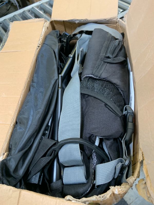 Photo 1 of besrey Baby Backpack Carrier, Toddler Hiking Backpack with Safety 3-Height Seat, Adjustable Straps&Waist Belt, Foldable Frame Lightweight Large Capacity Child Carrier for Hiking (Black)